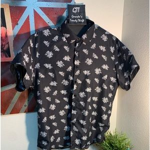 Silver Stone Floral Collection Shirt